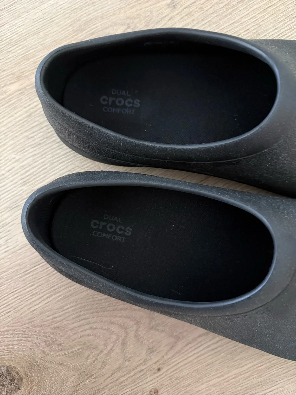 CROCS Men's Black Work-Friendly Slip-On Clog